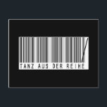 Tanz aus der Reihe Postkarte<br><div class="desc">Tanz aus der Reihe</div>