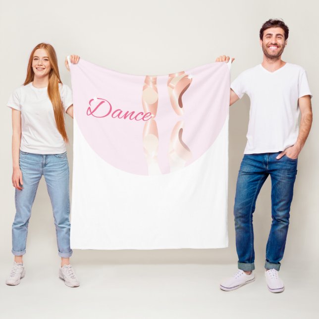 Tanz Ballet Slipper Fleecedecke (Beispiel)