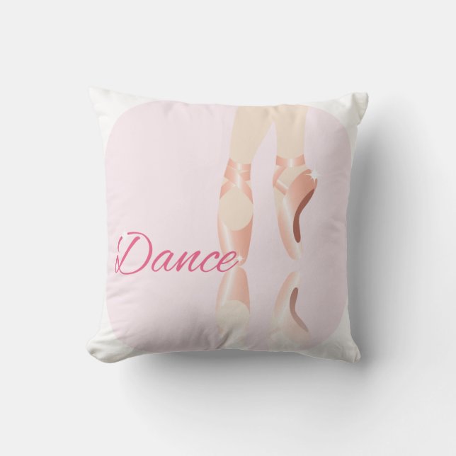Tanz Ballet Slipper Kissen (Vorderseite)