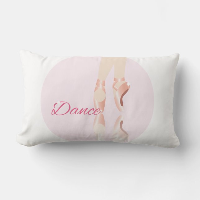 Tanz Ballet Slipper Lendenkissen (Vorderseite)