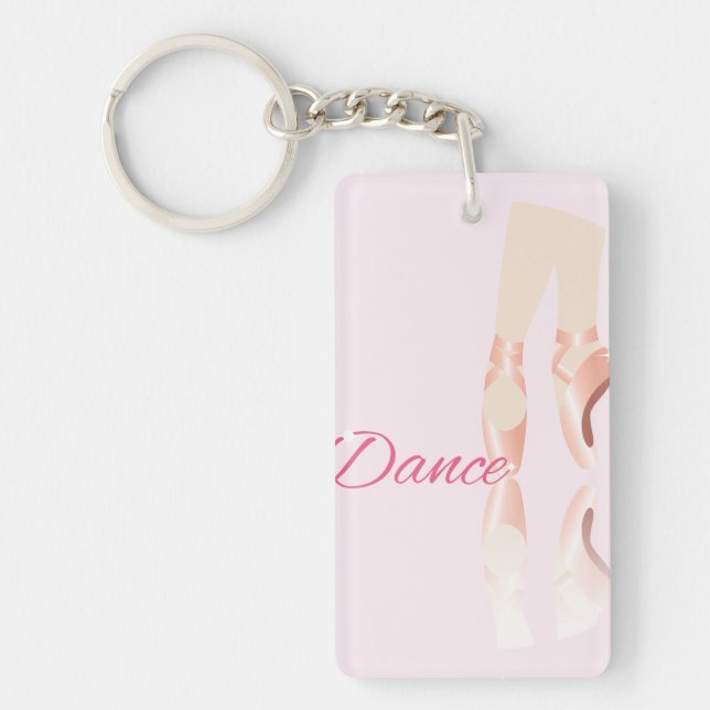 Tanz Ballet Slipper Schlüsselanhänger (Vorderseite)