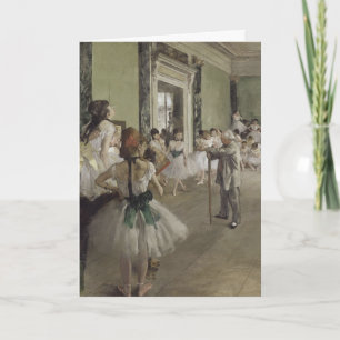 Tanz / Ballettschule - Degas Malerei Karte