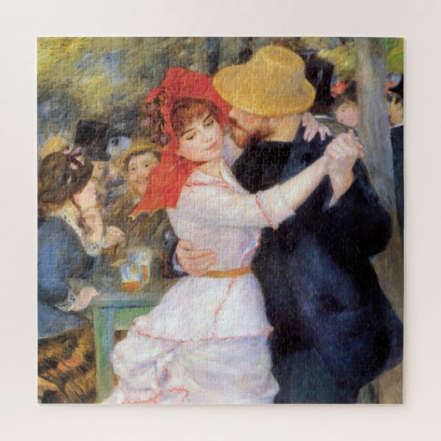 Tanz bei Bougival - Renoir Impressionist Malerei Puzzle (Vertikal)