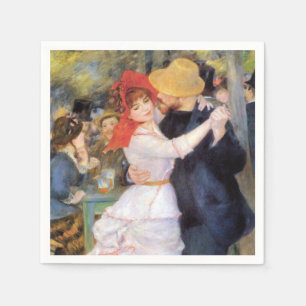 Tanz bei Bougival - Renoir Impressionist Malerei Serviette