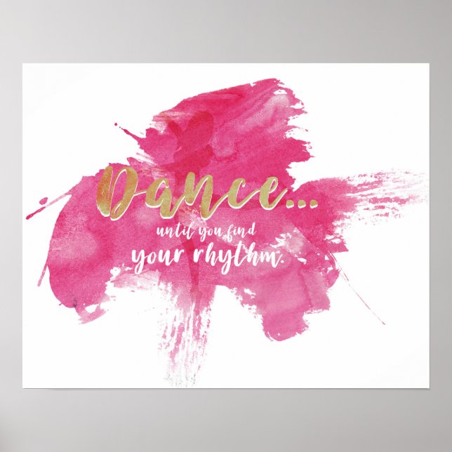 Tanz...bis Sie Ihren Rhythmus finden Poster (Vorne)