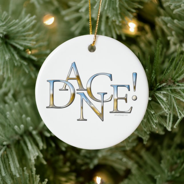 Tanz! (Chrome) Keramik Ornament (Baum)