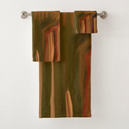 Tanz der Abstrakten Kakteen Südwest Badhandtuch Set