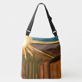 Tanz der Abstrakten Kakteen Südwest Tragetaschen Mit Langen Trägern