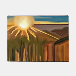 Tanz der Abstrakten Kunst von Cacti Fußmatte