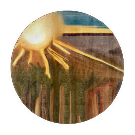 Tanz der Abstrakten Kunst von Cacti Schneidebrett