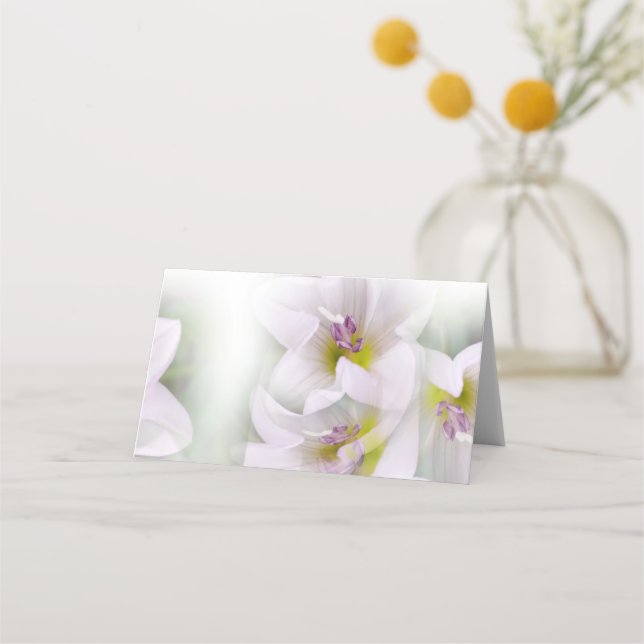 Tanz der Blume Platzkarte (Vorderseite)