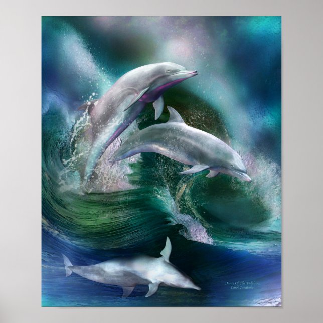 Tanz der Delphine Art Poster/Print Poster (Vorne)