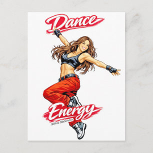 Tanz der Energie und Freiheit Postkarte