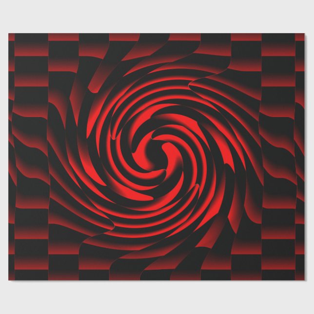 Tanz der Feuerelemente Geschenkpapier (Flach)