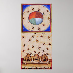 TANZ DER HONEY BIES MIT VIER ELEMENTEN POSTER