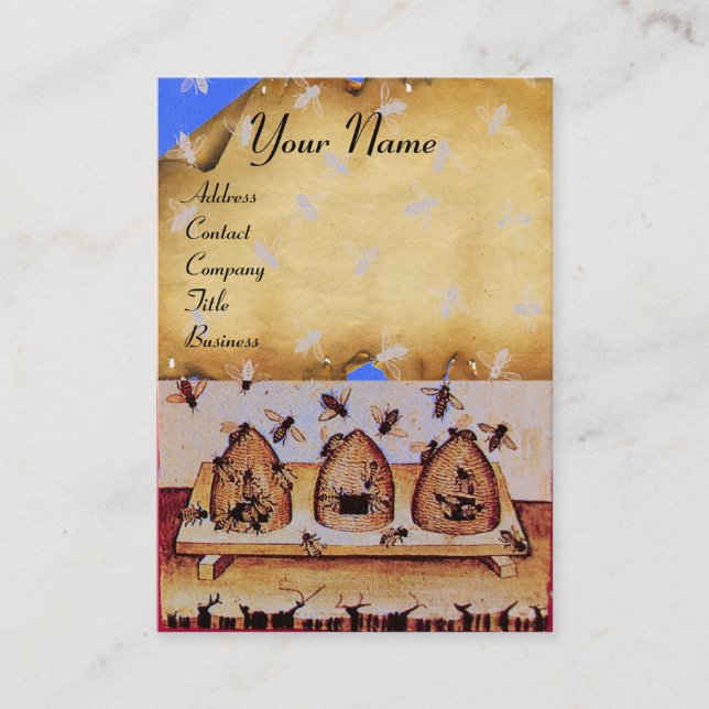 TANZ DER HONEY BIES MIT VIER ELEMENTEN VISITENKARTE (Vorderseite)