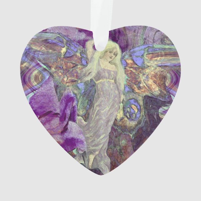 Tanz der Schmetterlings-Fee Ornament (Rückseite)