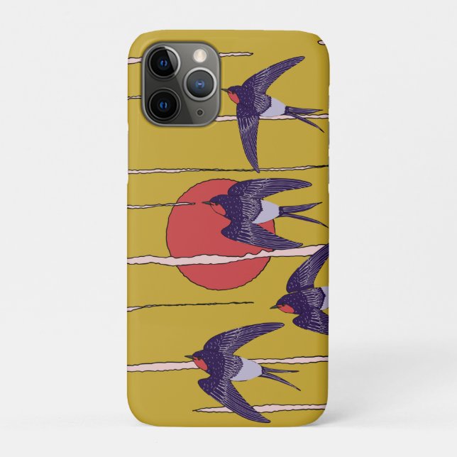 Tanz der Schwalben Case-Mate iPhone Hülle (Rückseite)
