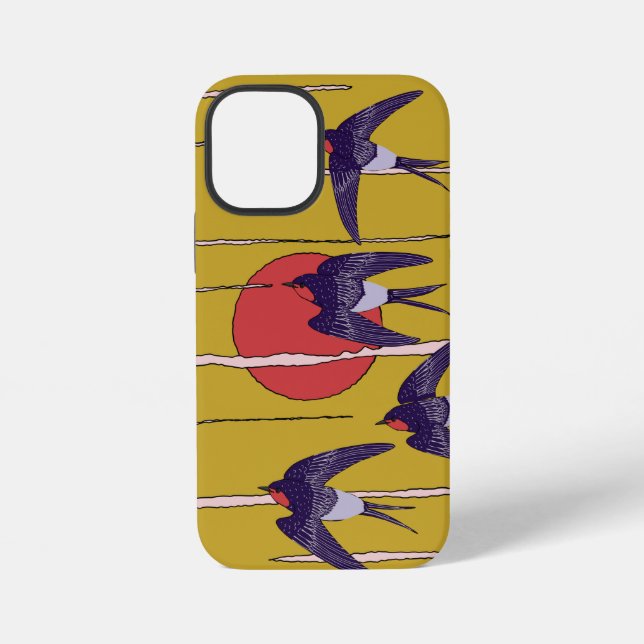 Tanz der Schwalben iPhone Hülle (Rückseite)