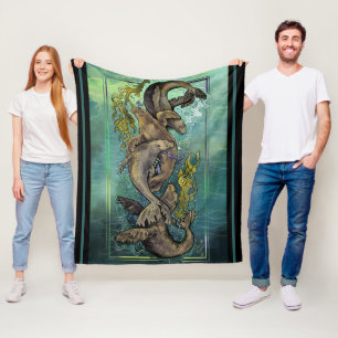 Tanz der Selkies Fleecedecke