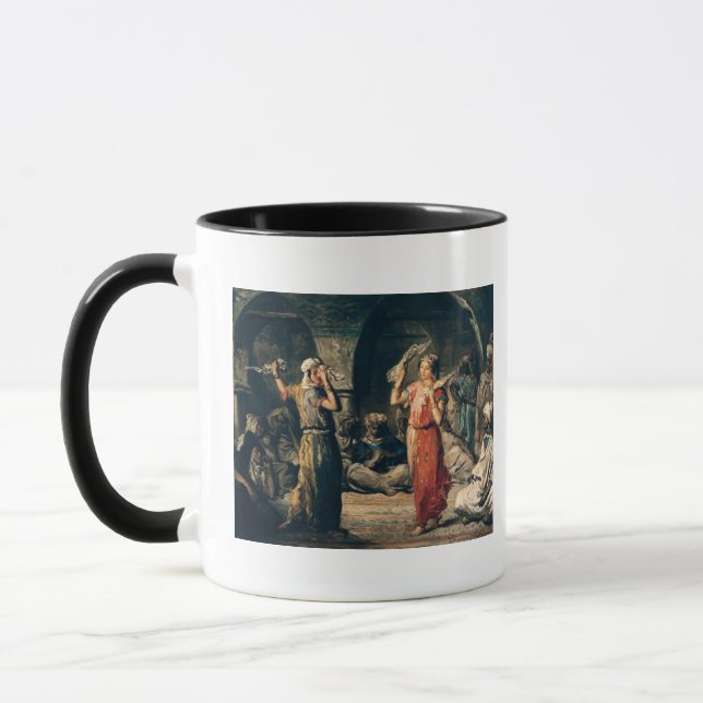Tanz der Taschentücher, 1849 Tasse (Links)