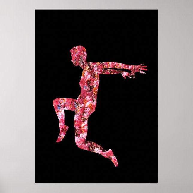 Tanz des Blütenbaums Poster (Vorne)