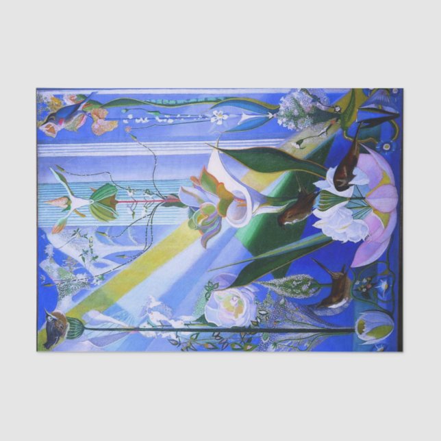 Tanz des Frühlings von Joseph Stella Seidenpapier (Vorderseite)