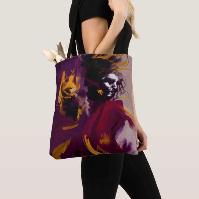 Tanz des Geistes – Expressive abstrakte Figur (Von Nahem)