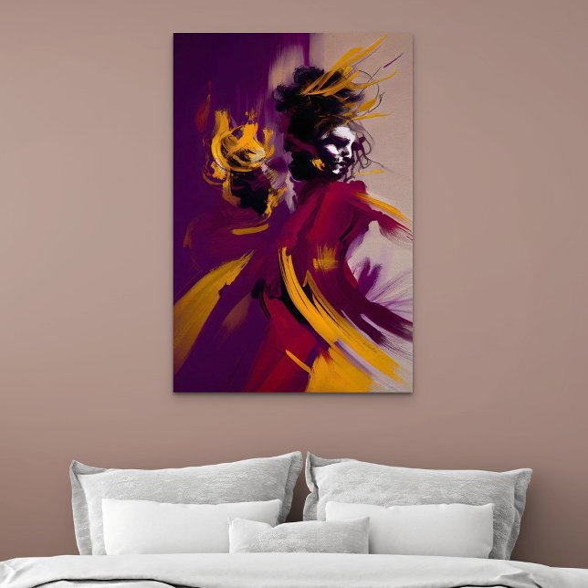 Tanz des Geistes – Expressive abstrakte Figur Poster (Dance Of The Mind – Expressive Abstract Figure
)