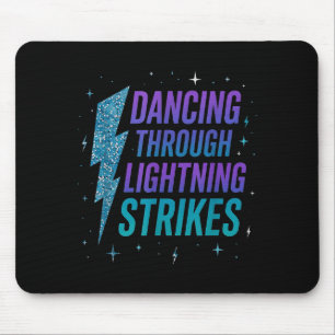 Tanz durch den Blitzschlag Tänzer Motiva Mousepad