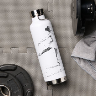 Tanz durch Leben, Pencil Ballerina Personalisiert Trinkflasche