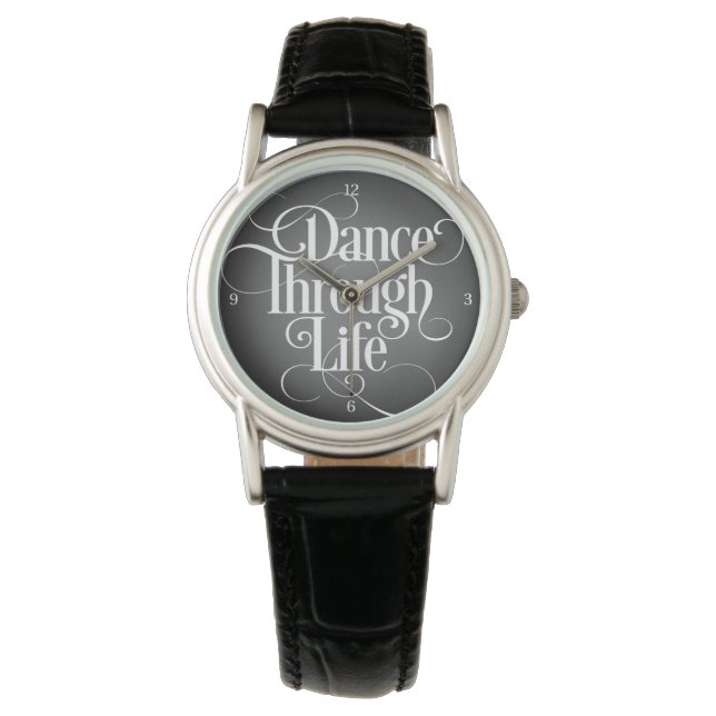 Tanz durch Life Watch Armbanduhr (Vorderseite)