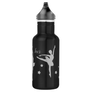 Tanz durchs Leben Zitat Tänzer Geschenk Ballerina Edelstahlflasche