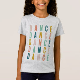 Tanz | Einfache Niedliche Tänzertypografie T-Shirt
