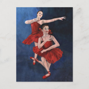Tanz-Erwägungsgrunden-Einladung Einladungspostkarte
