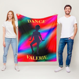 Tanz farbiges Fleece Blanket