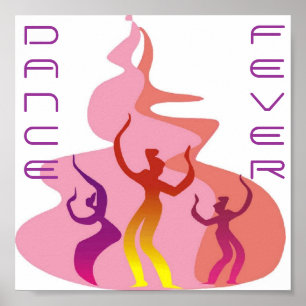 Tanz-Fieber-Portfolio 11x11 Poster