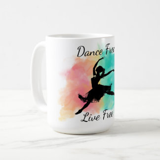 Tanz frei, lebe frei Tanz-Schlüsselanhänger Kaffeetasse