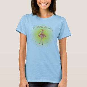 Tanz für Baby-Rippen-T - Shirt Jesus-Frauen