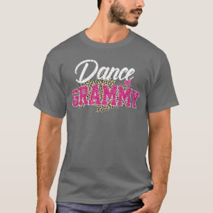 Tanz Grammy Leopard Lustig Tanzender Grammy Mütter T-Shirt