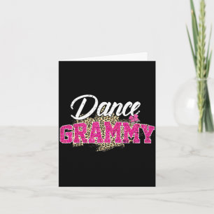 Tanz Grammy Leopard lustiger Tanz Grammy Mutter Karte