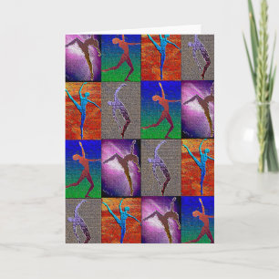 Tanz-Gruß-Karte Karte