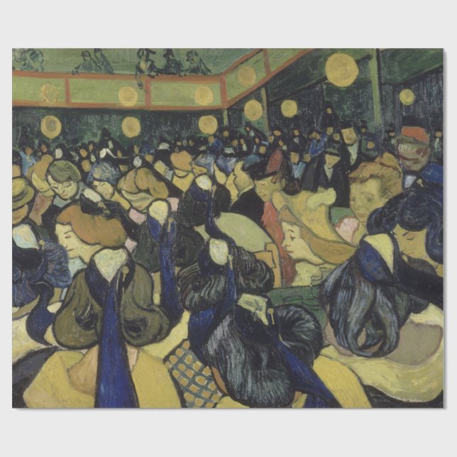 Tanz Hall in Arles durch Vincent van Gogh Geschenkpapier (Flach)