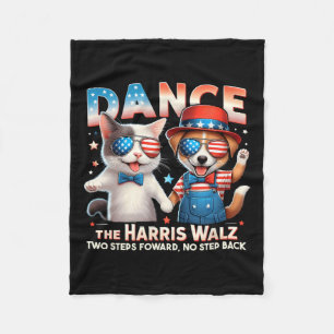 Tanz Harris Wheimer Funny Cat Ladys Kamala H Fleecedecke