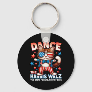 Tanz Harris Wheimer Funny Cat Ladys Kamala H Schlüsselanhänger