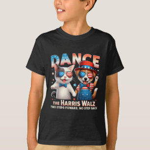 Tanz Harris Wheimer Funny Cat Ladys Kamala H T-Shirt