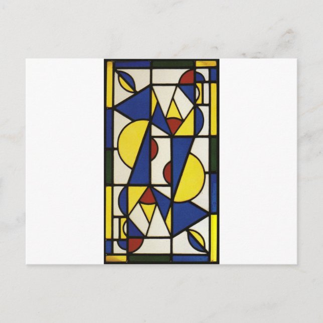 Tanz I von Theo van Doesburg Postkarte (Vorderseite)