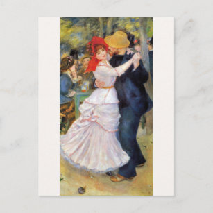 Tanz im Bougival Pierre-Auguste Renoir Postkarte