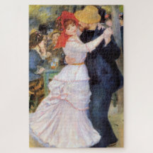 Tanz im Bougival - Renoir Impressionist Malerei