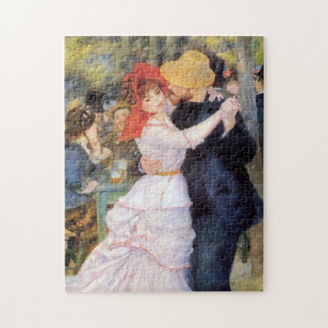 Tanz im Bougival - Renoir Impressionist Malerei Puzzle (Vertikal)